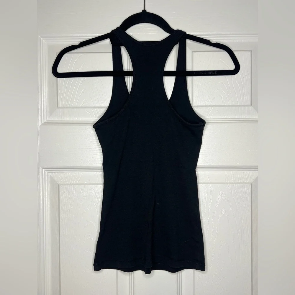 Express Black Ribbed Racerback Tank Top – XS | Sexy Basics - Picture 3 of 3